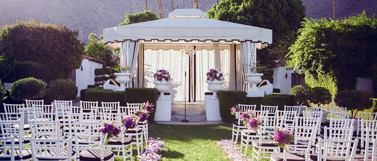 Avalon Hotel outdoor wedding