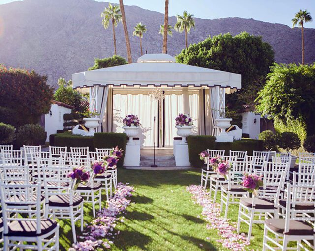 Avalon Hotel outdoor wedding