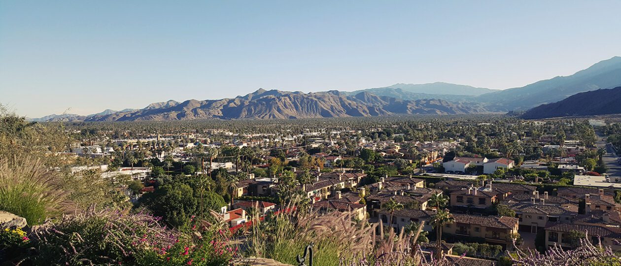 palm springs valley view