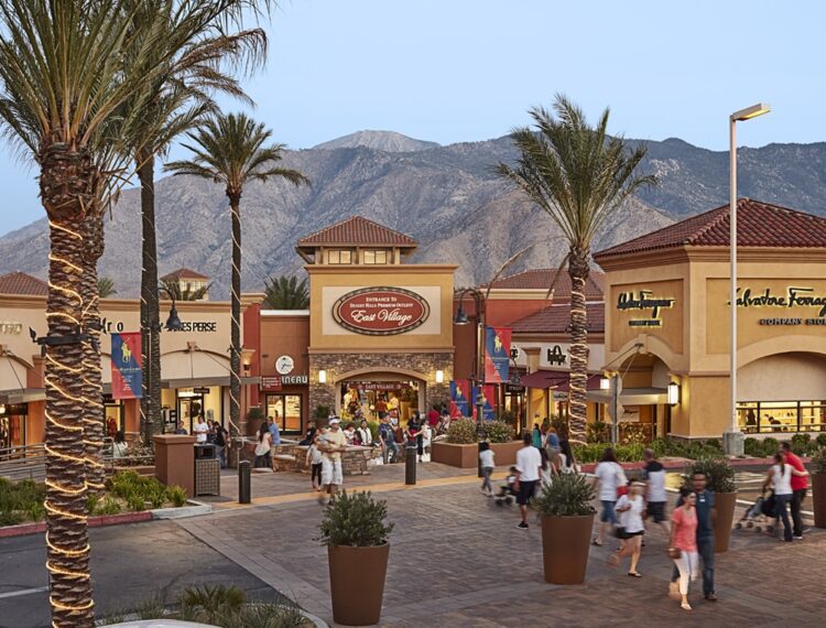 exterior of outlets