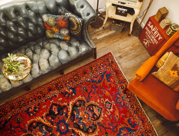 rugs and furniture