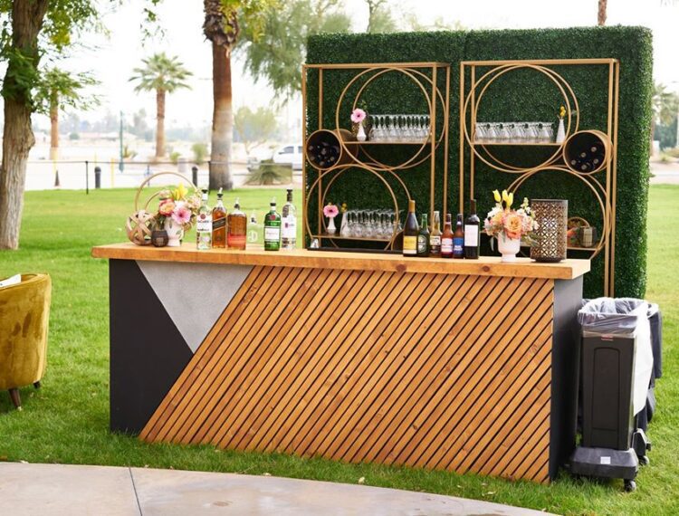 outdoor bar for catering