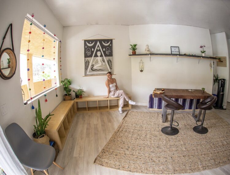 interior of yoga studio