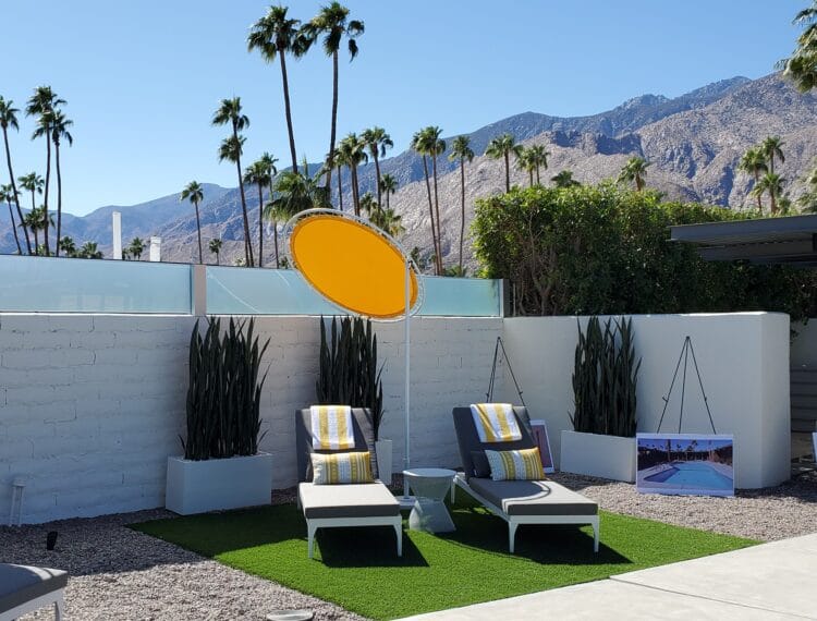 Limon Palm Springs pool deck