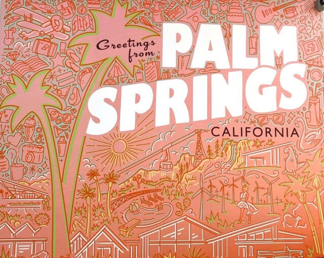 palm springs welcome sign mural
