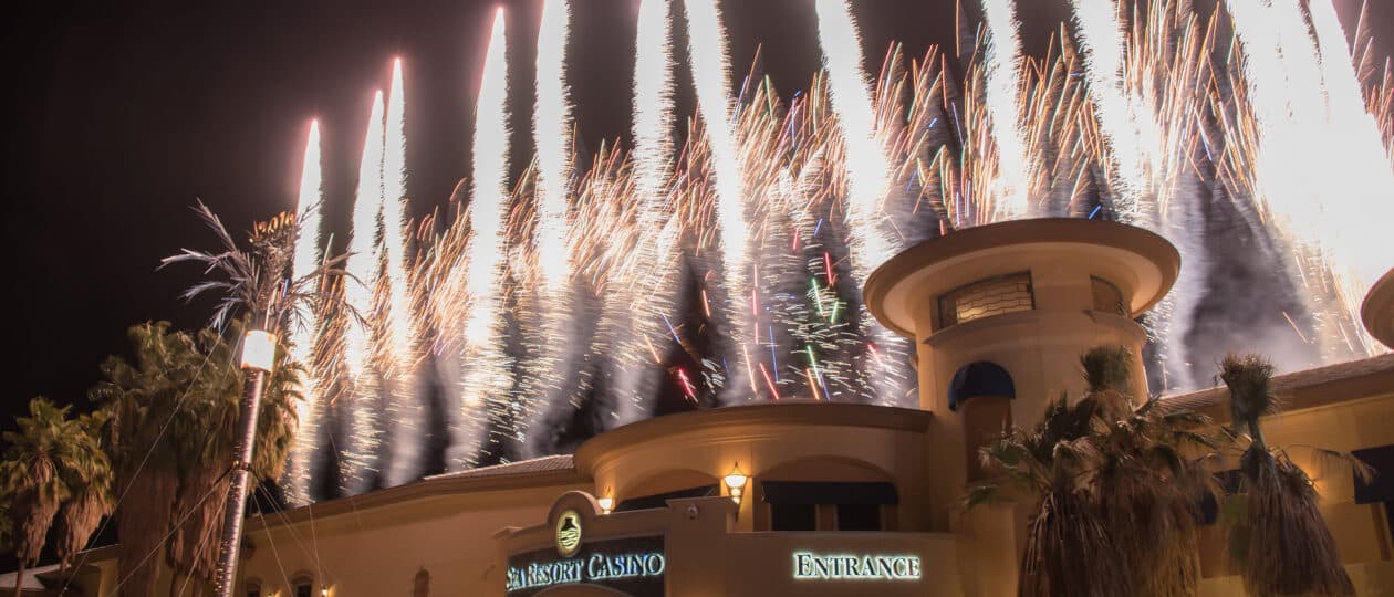 agua caliente casino new year's eve fireworks
