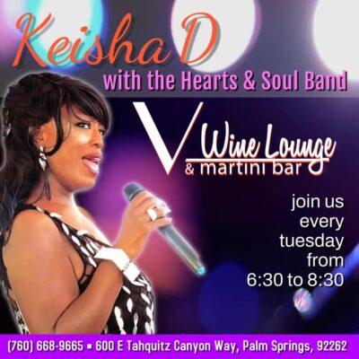 Keisha D at V Wine Lounge