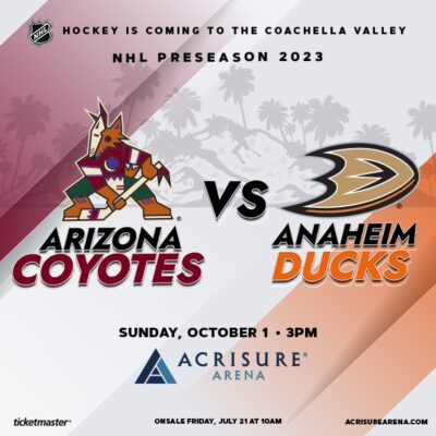 Anaheim Ducks vs. Arizona Coyotes