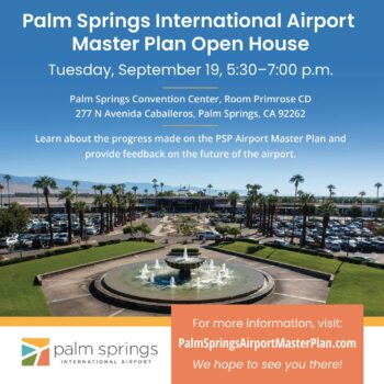 Palm Springs Airport Master Plan Open House