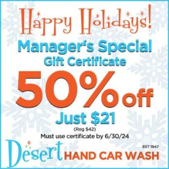 Desert Hand Car Wash