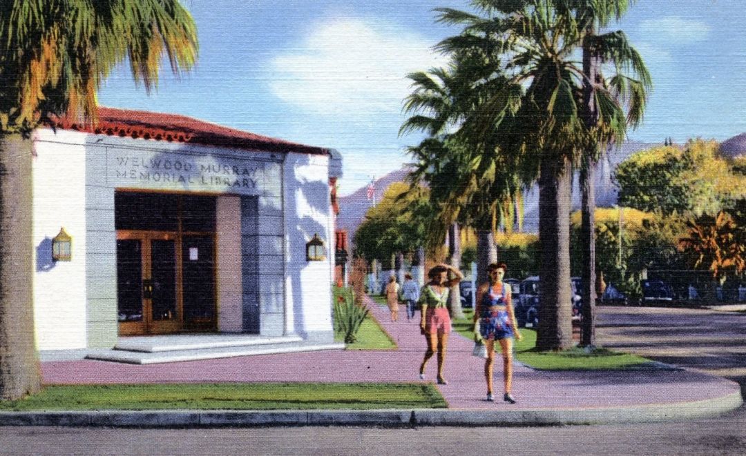 Vintage Palm Springs Postcard Display